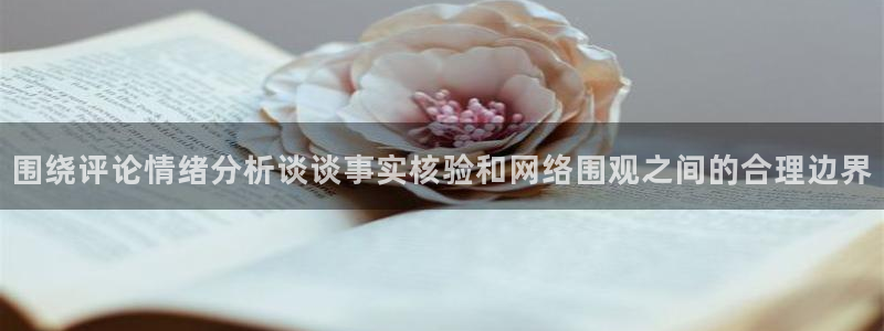 黑料爆料网络热搜榜：围绕评论情绪分析谈谈事实核验和网络围观之间的合理边界
