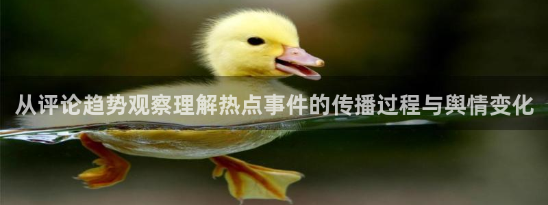 网络热点爆料：从评论趋势观察理解热点事件的传播过程与舆情变化